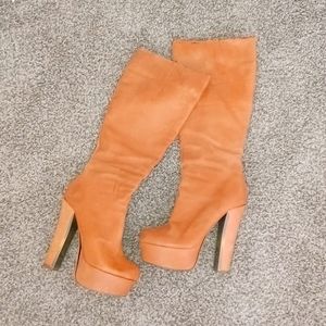 H by Halston platform boots